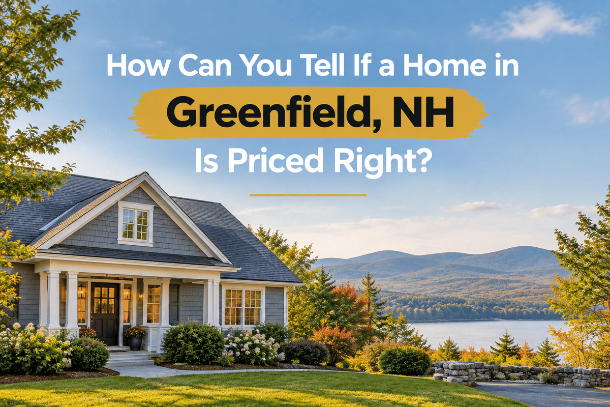 How Can You Tell If a Home in Greenfield, NH Is Priced Right?