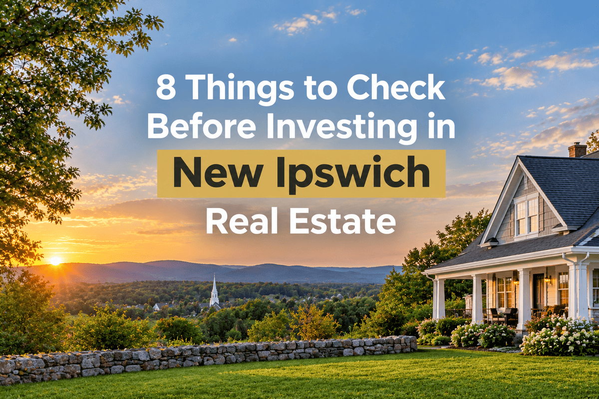 8 Things to Check Before Investing in New Ipswich Real Estate
