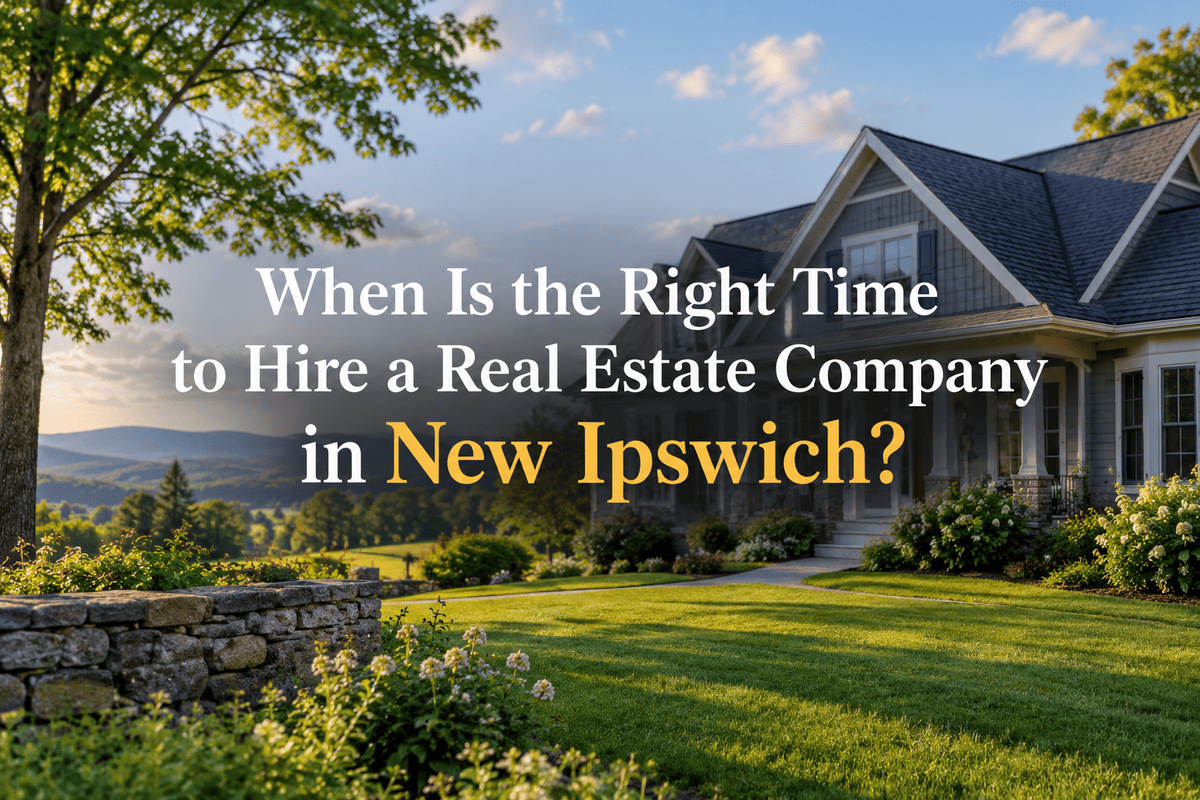 When Is the Right Time to Hire a Real Estate Company in New Ipswich?