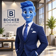 Booker, REI Lead Setters mascot and virtual follow-up guide