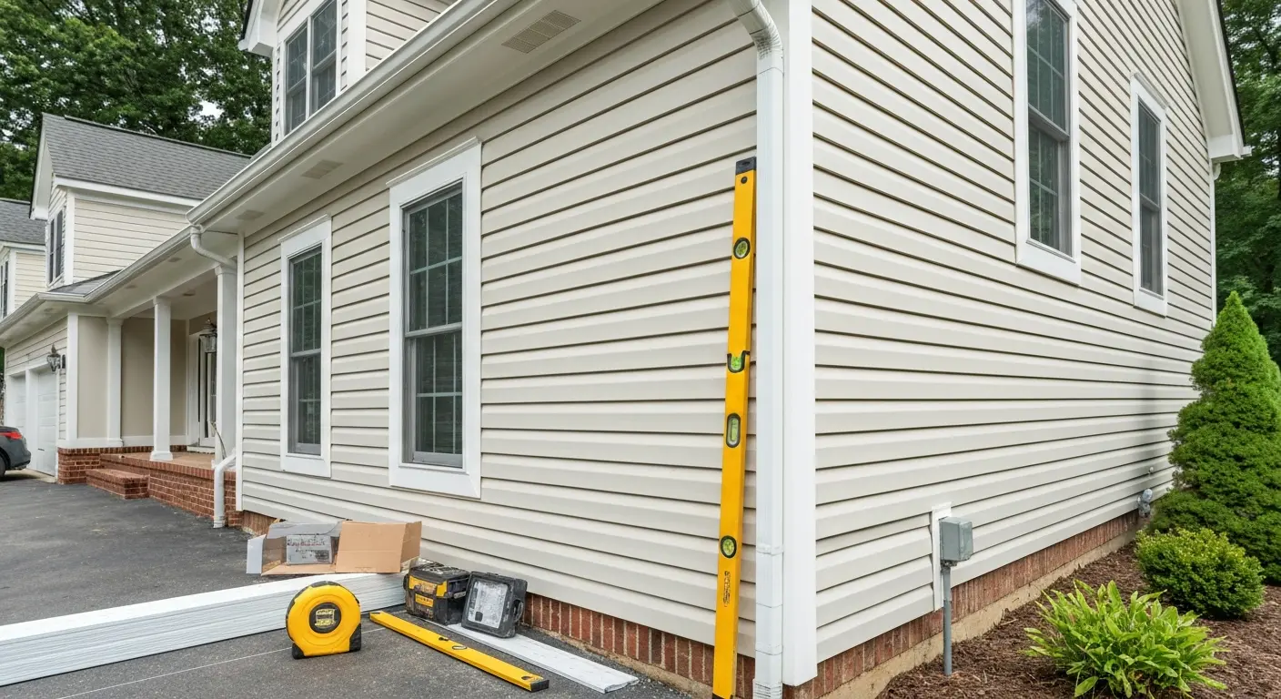 Vinyl siding replacement project