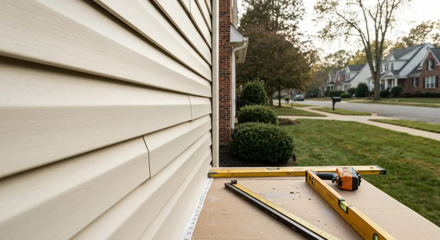 Siding repair work