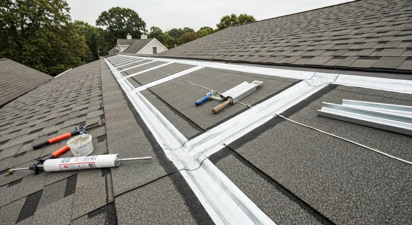 Roof repair work in Ellicott City