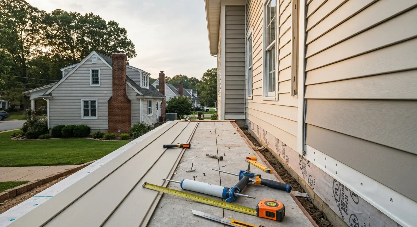 Siding installation near Crofton Parkway