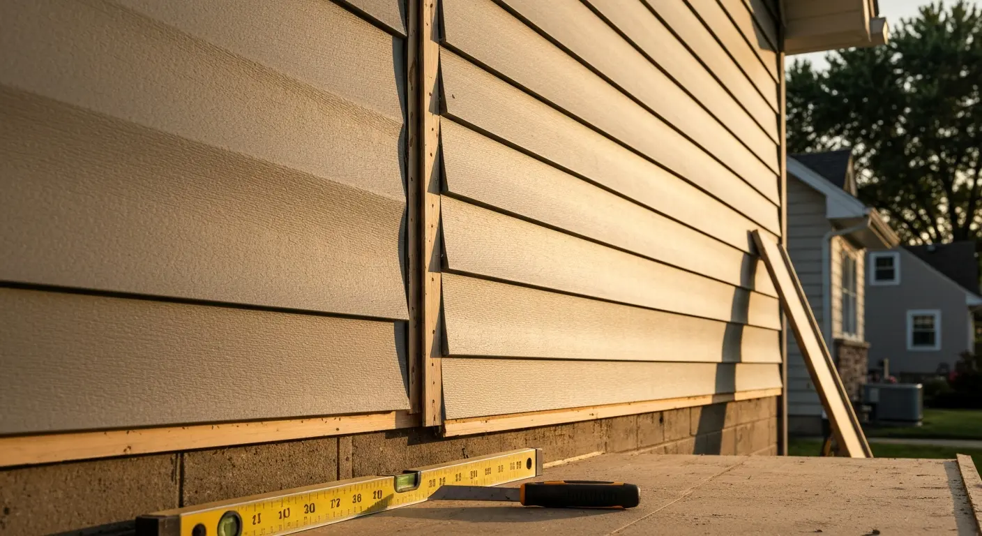 Siding installation on Glenwood property