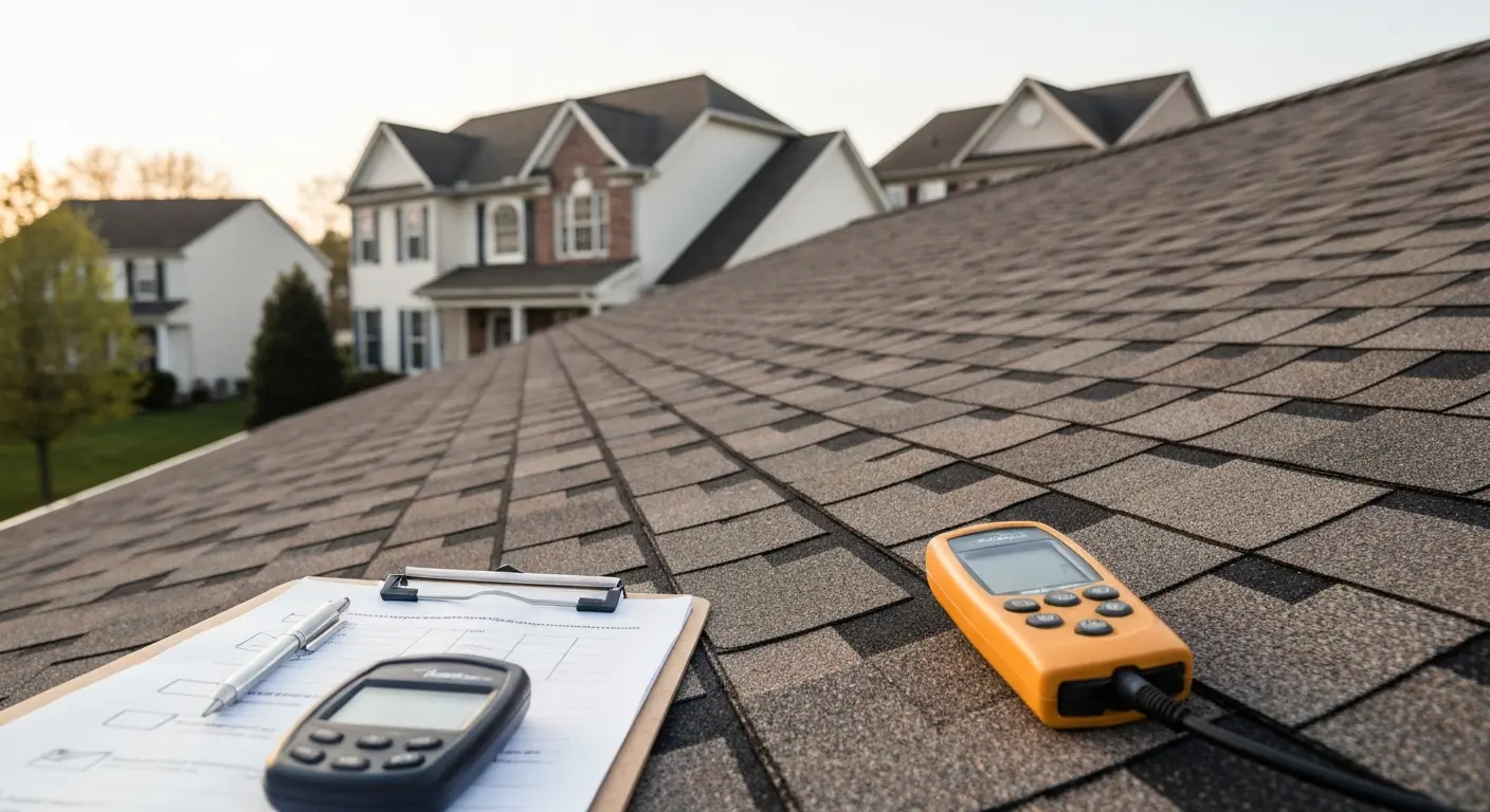 Roof inspection in Crofton