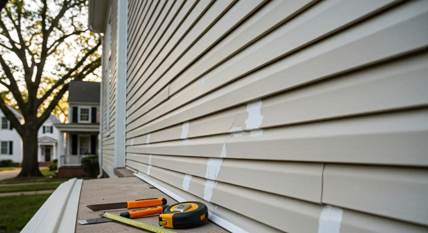 Vinyl siding repair