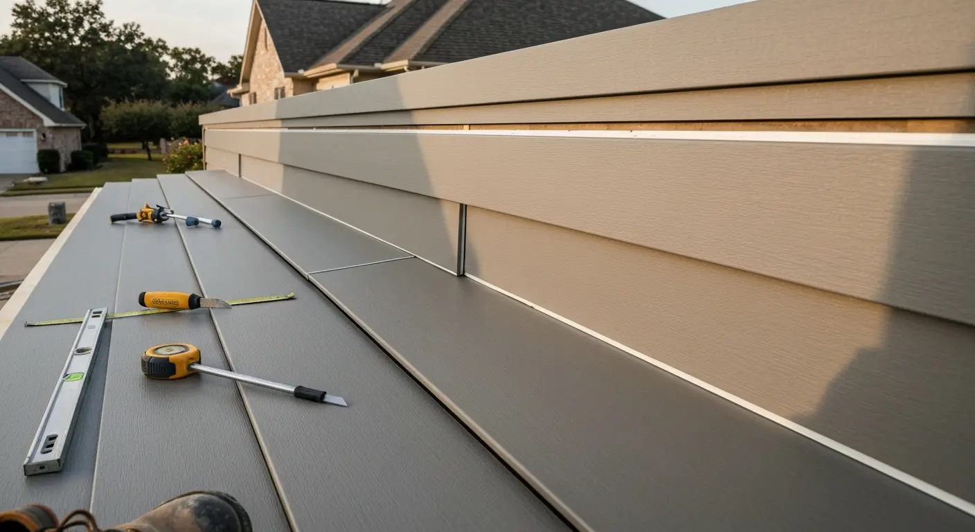 Siding installation