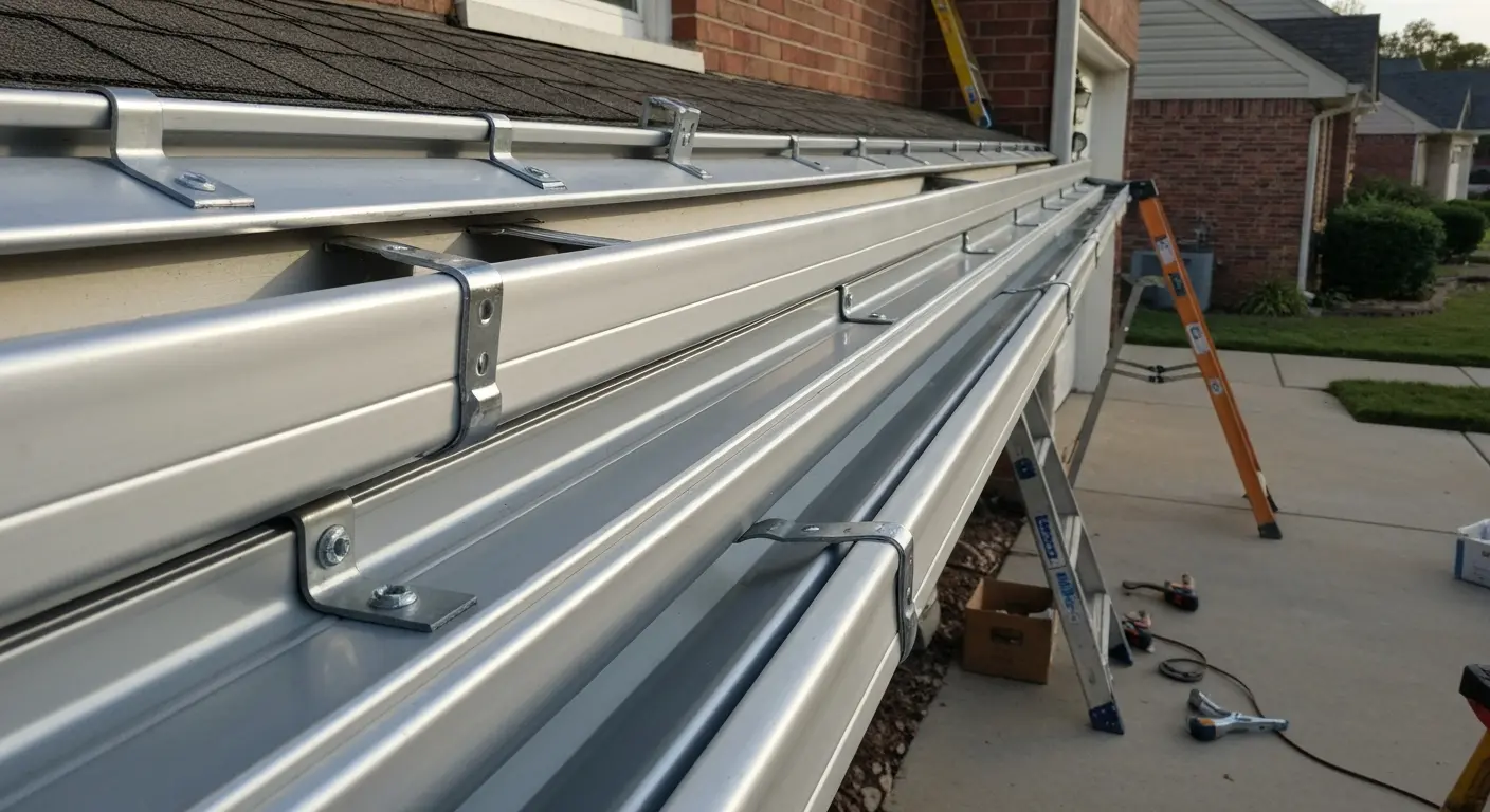 Gutter section replacement