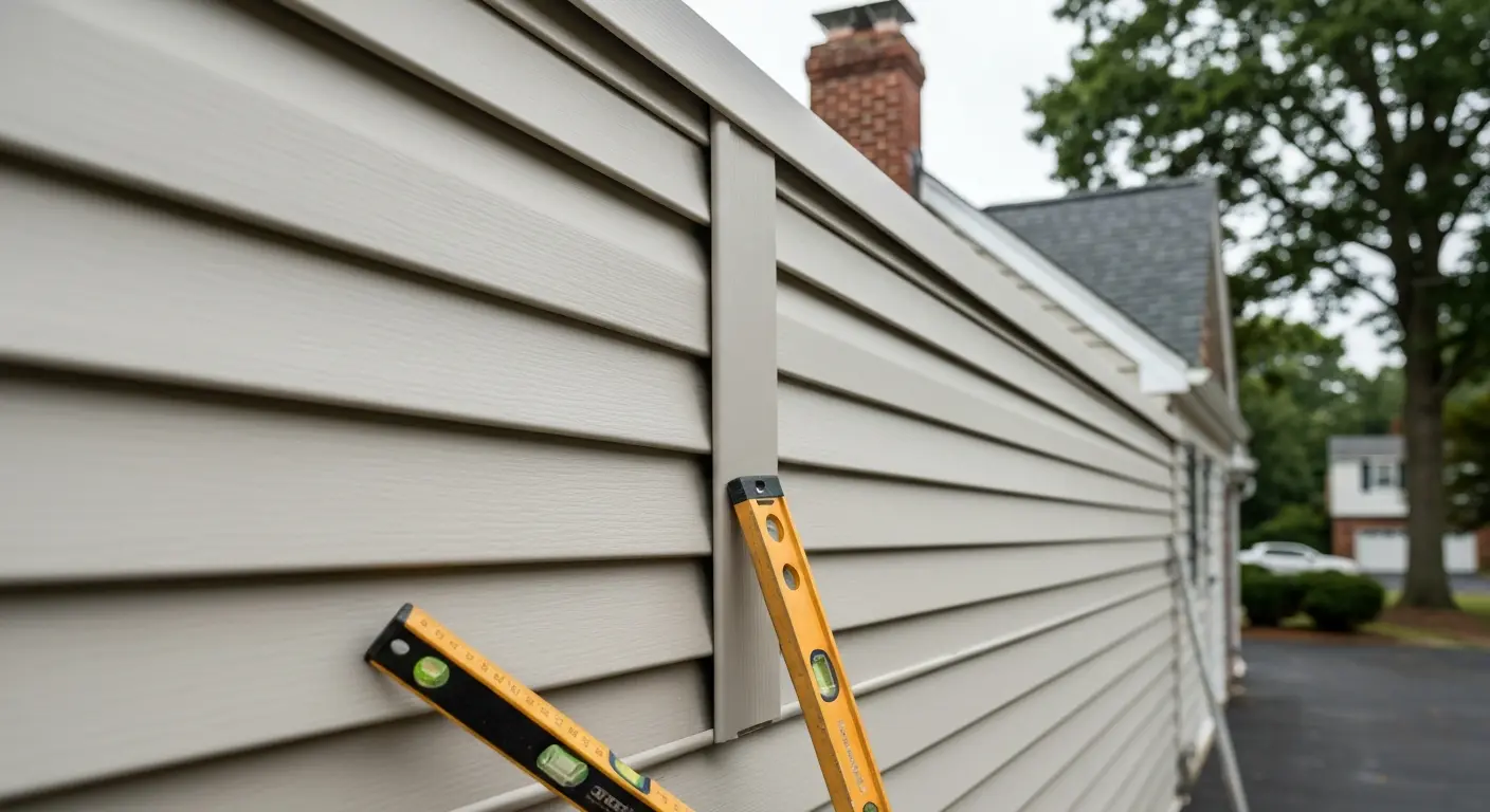 Vinyl siding installation
