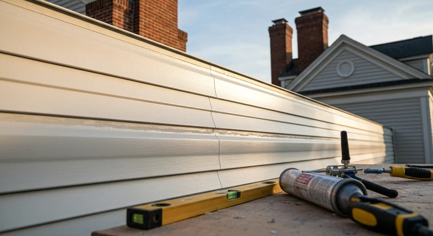 Siding repair work