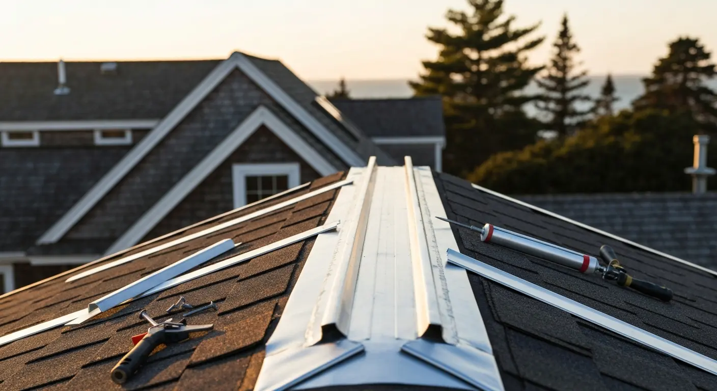 Roof repair project