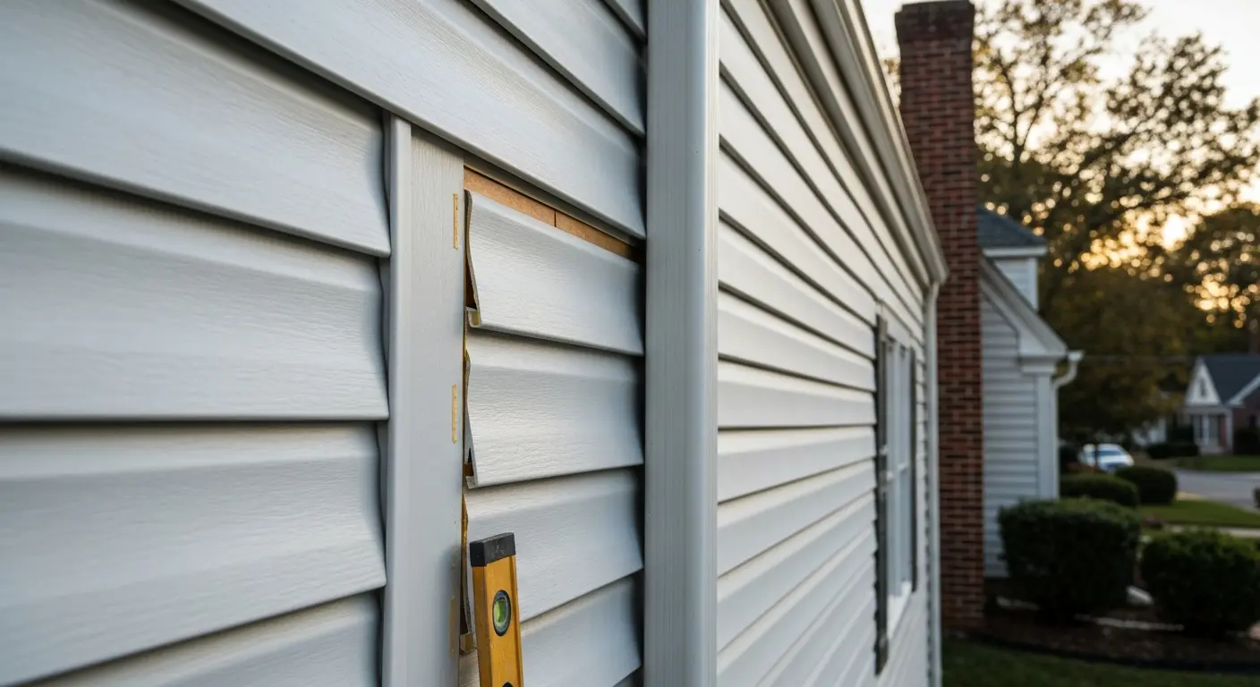 Vinyl siding installation