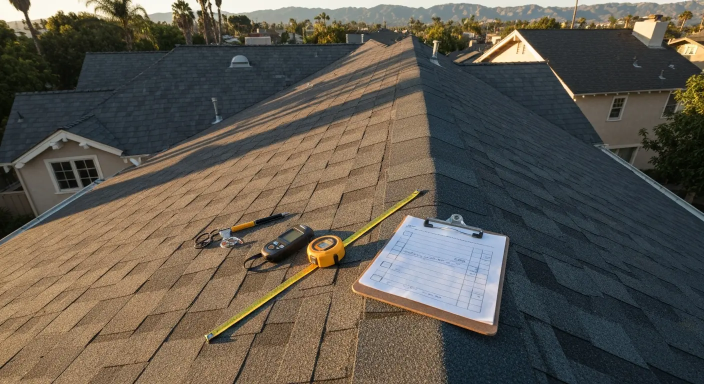 Roof inspection services in Pasadena