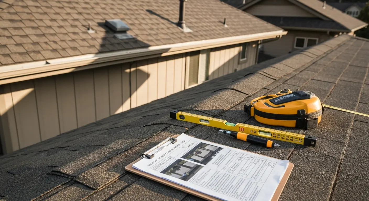 Professional roof inspection in Glenwood