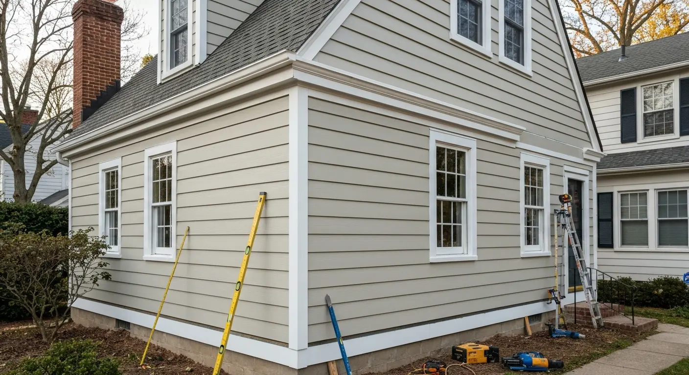 Fiber cement siding installation