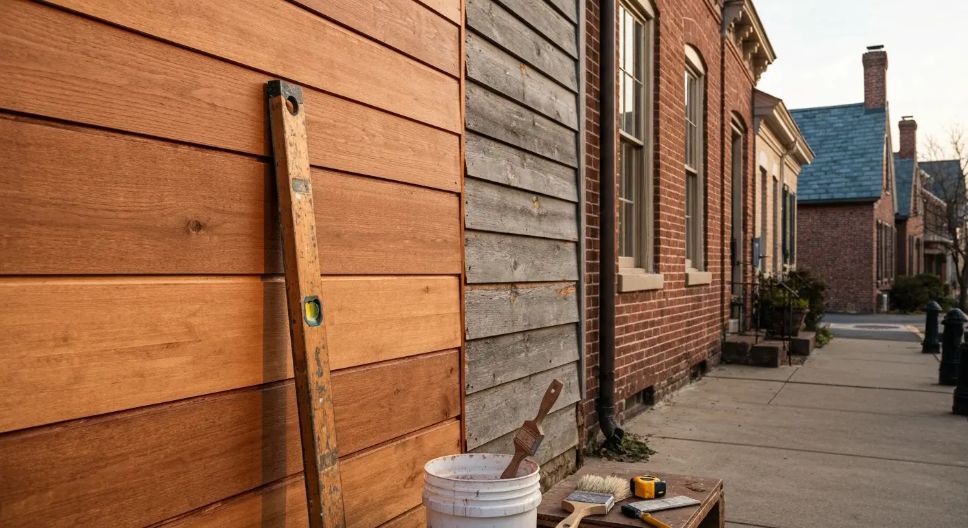 Wood siding repair