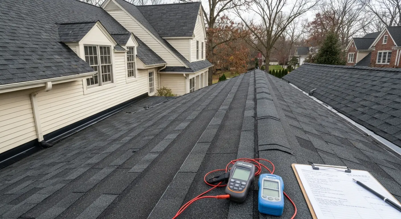 Roof inspection in Bethesda