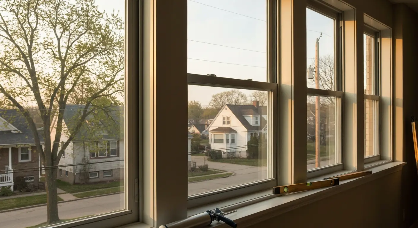 Energy-efficient window installation