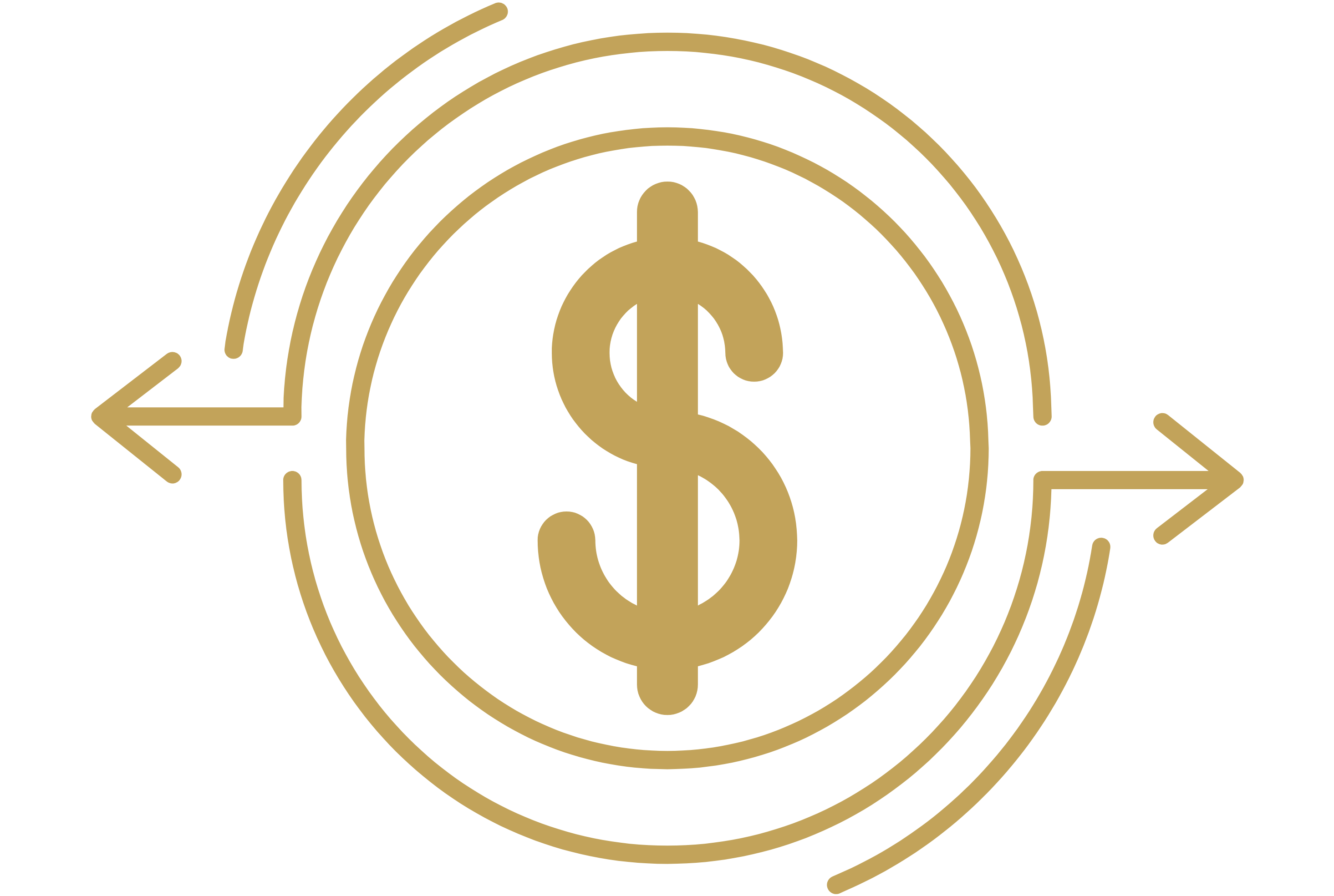 money sign in arrow circle