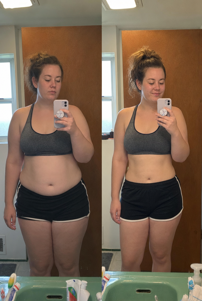 Transformation avant après