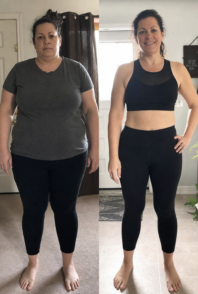 Transformation avant après