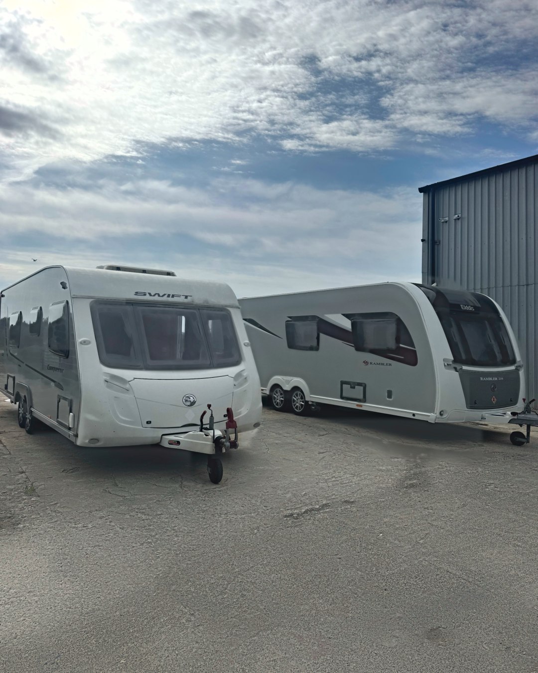 Second-hand touring caravans at KTG Caravans