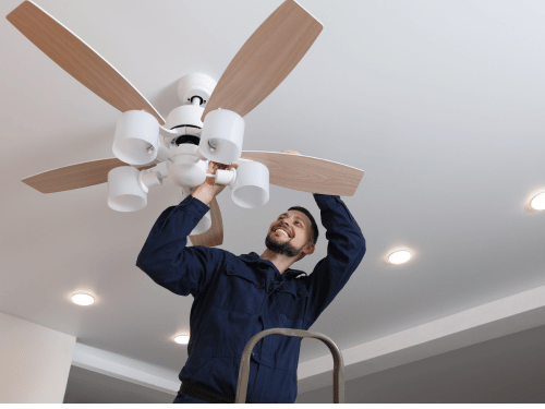 Ceiling Fan Installation in Dallas