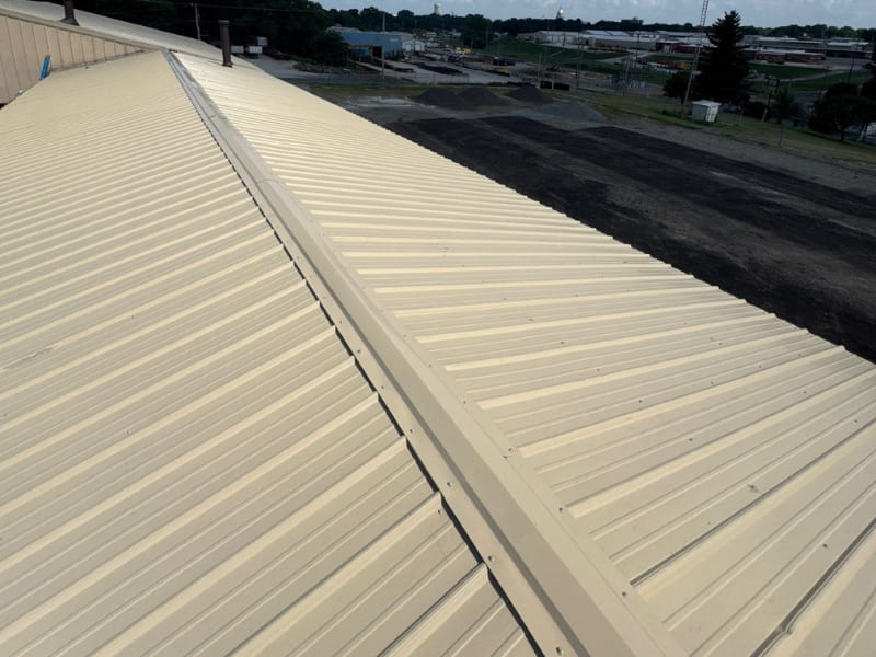 Commercial roof inspection in Springfield Illinois