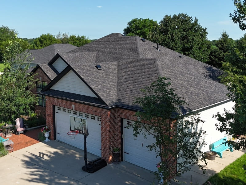 Central Illinois roofing project by Acosta-Angeli Roofing