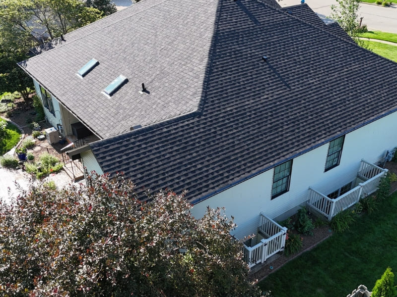 Roof replacement project near Rochester Illinois