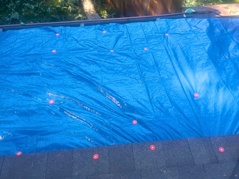 Focused roof repair work
