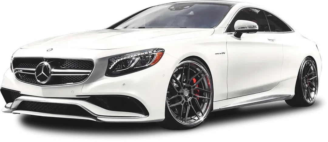 White Mercedes 