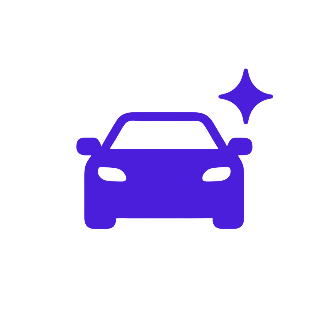 Glowing Car Icon
