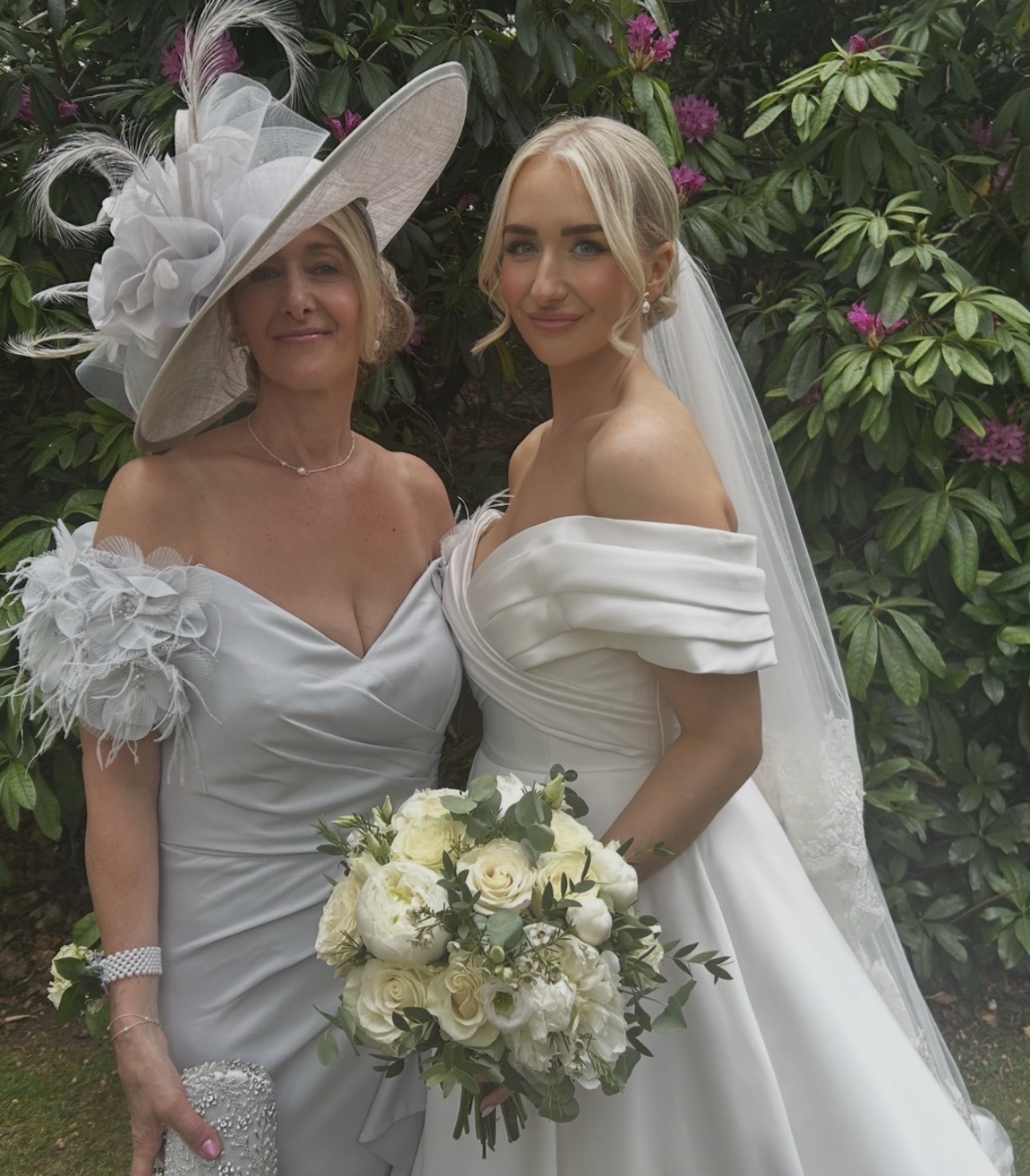 Mother of the bride on the wedding day