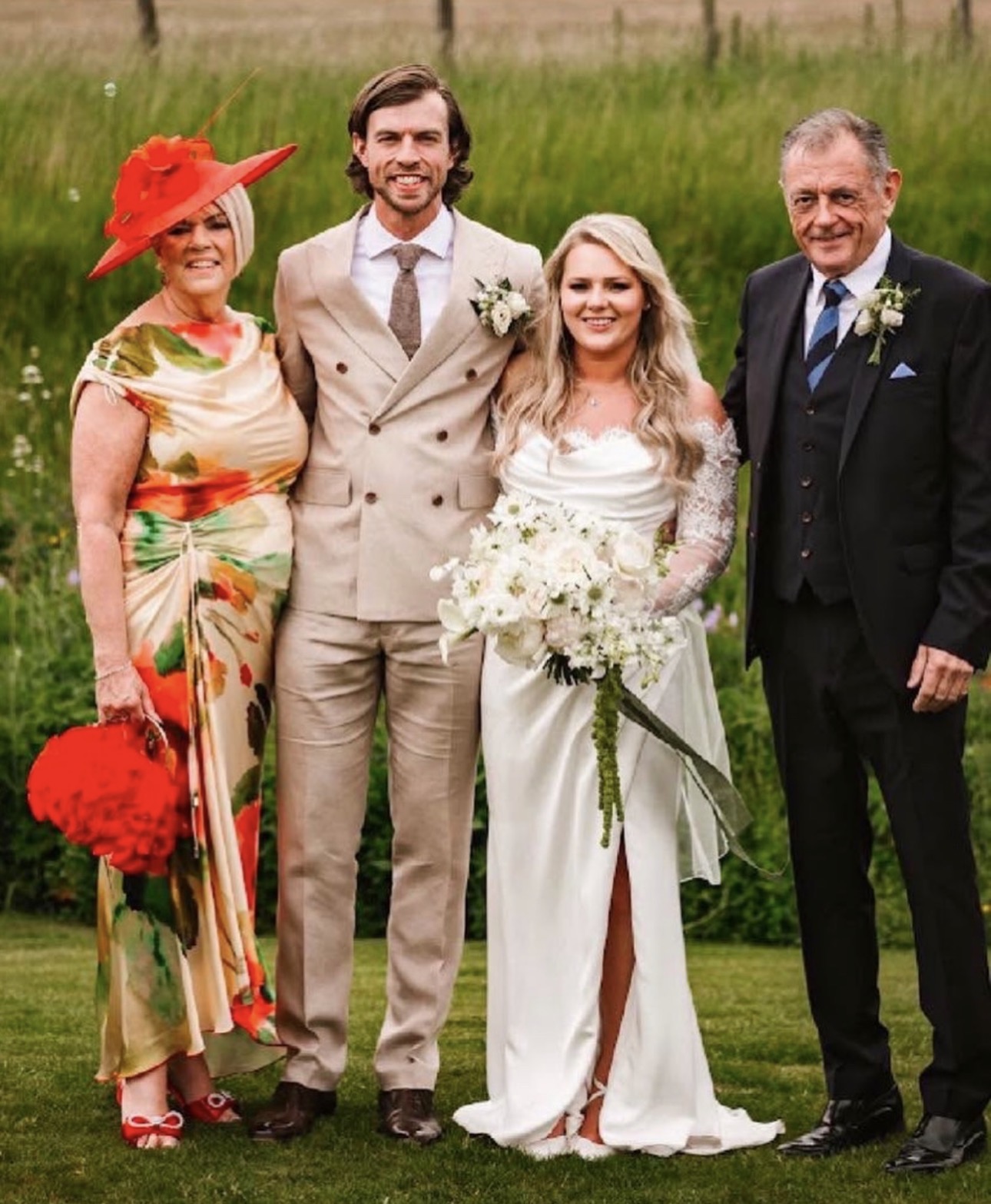 Mother of the bride on the wedding day