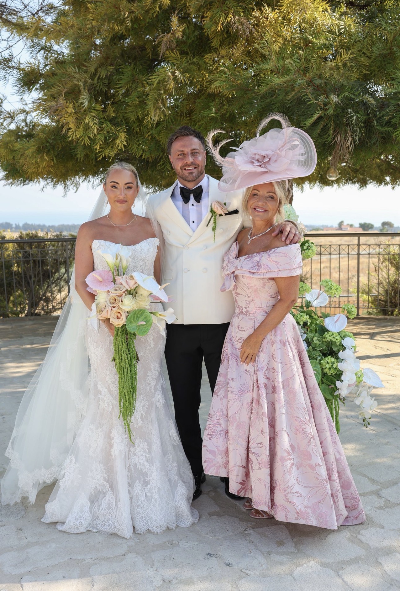 Mother of the bride on the wedding day