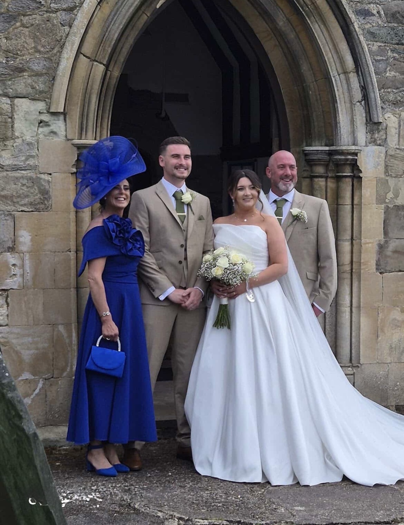 Mother of the bride on the wedding day