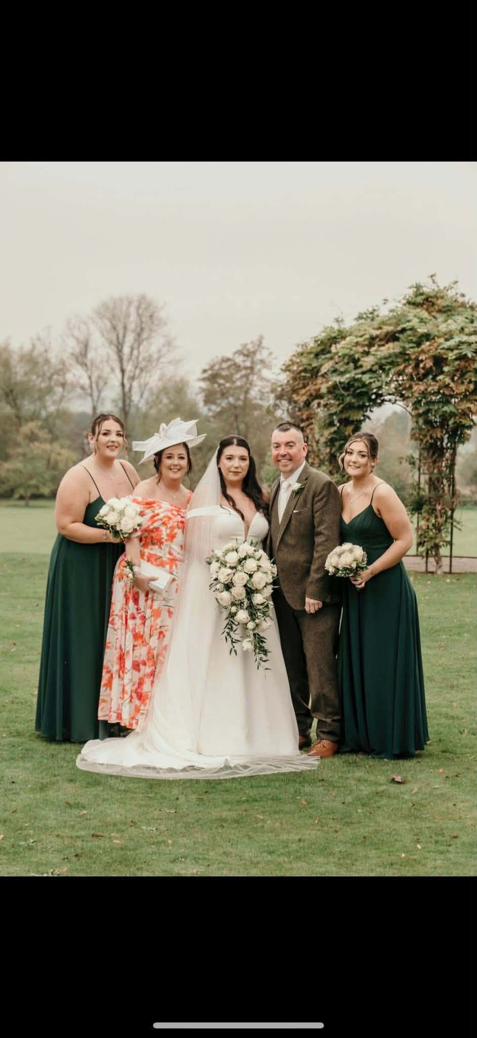 Mother of the bride on the wedding day