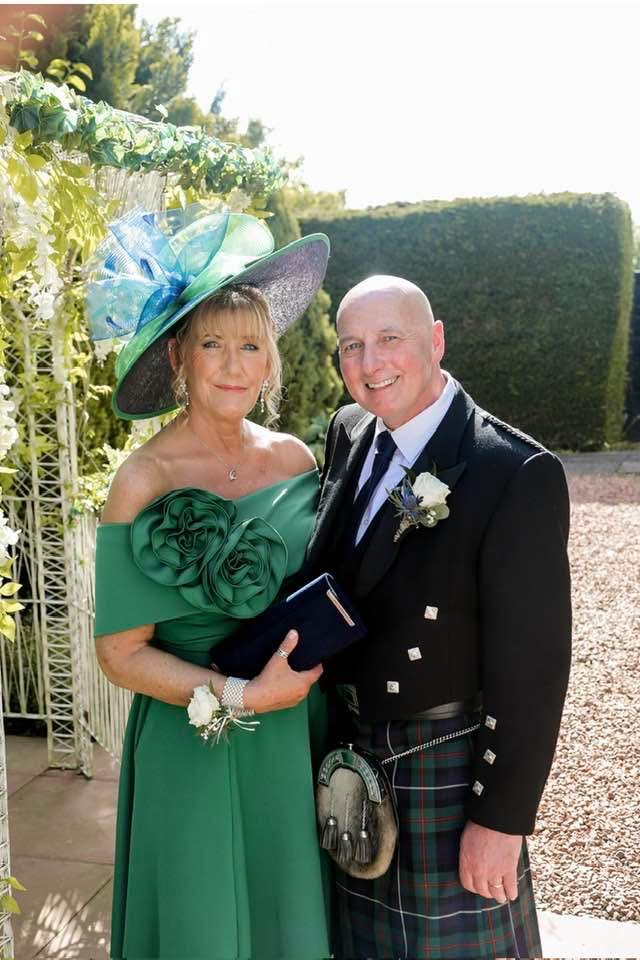 Mother of the bride on the wedding day