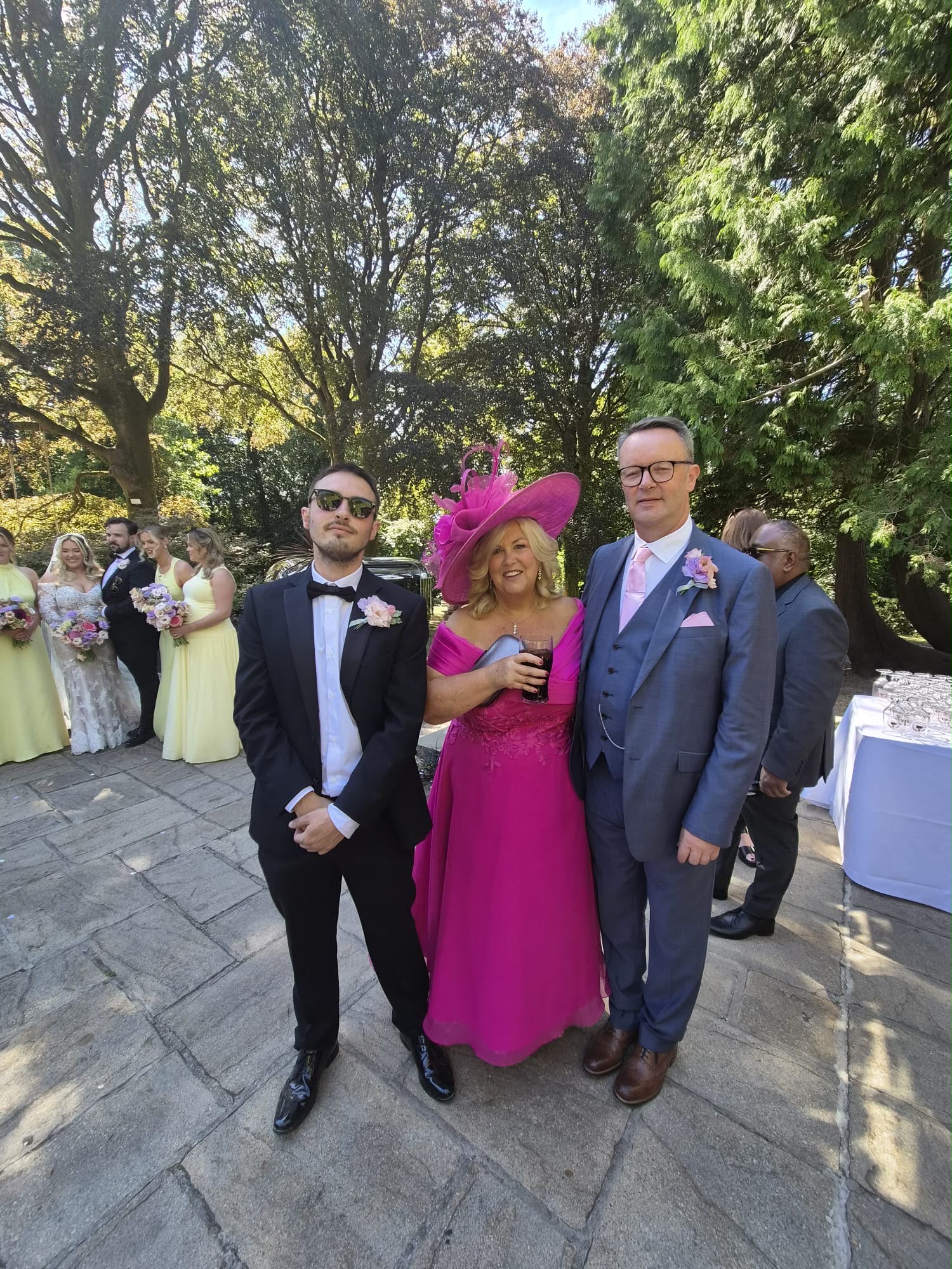 Mother of the bride on the wedding day