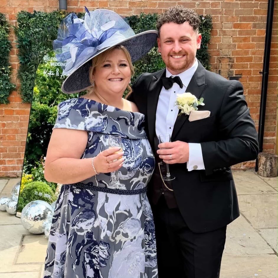 Mother of the bride on the wedding day