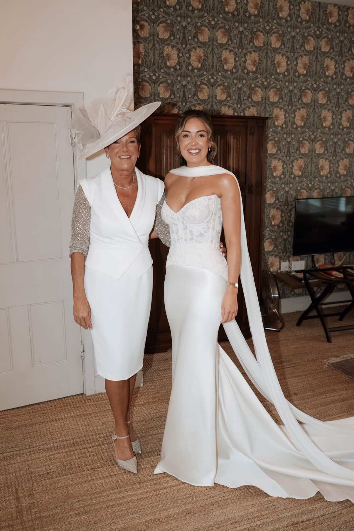 Mother of the bride on the wedding day