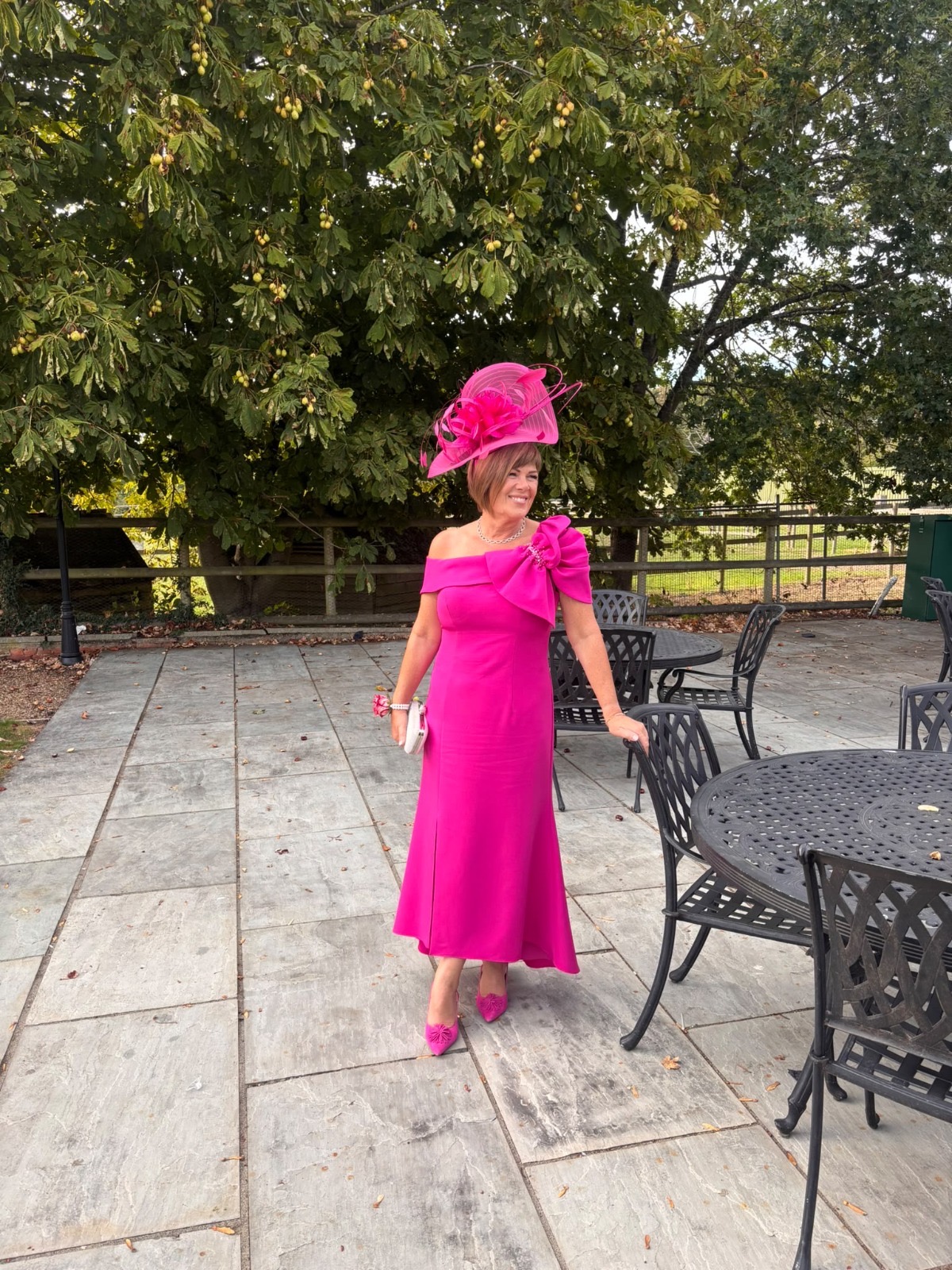 Mother of the bride on the wedding day