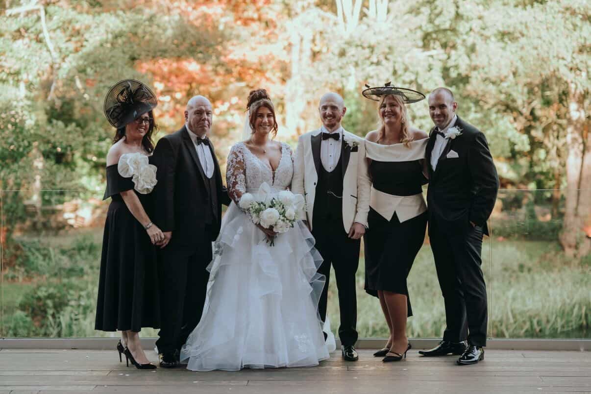 Mother of the bride on the wedding day