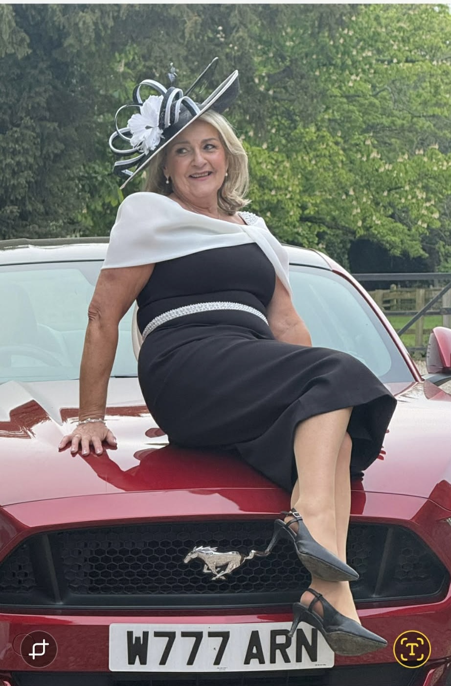 Mother of the bride on the wedding day