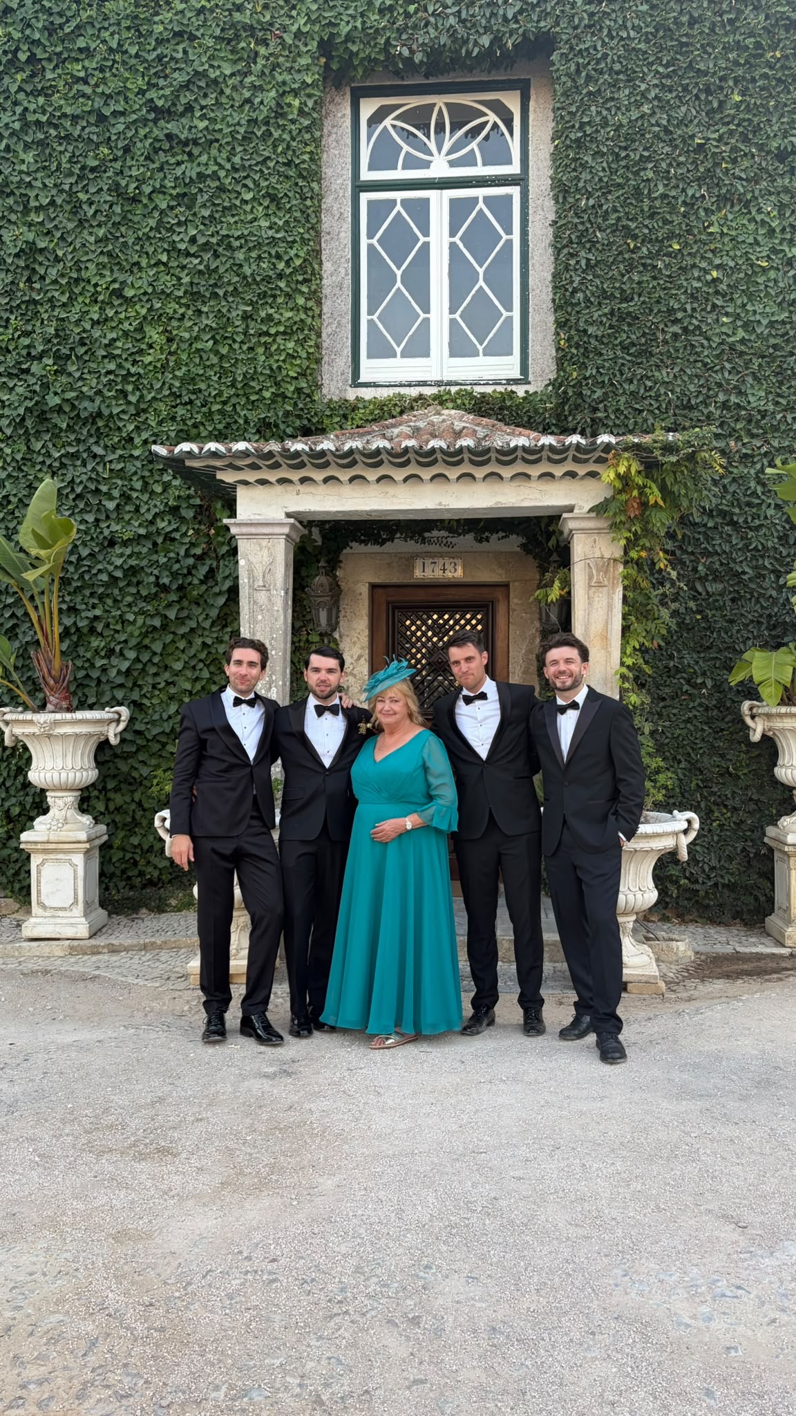 Mother of the bride on the wedding day