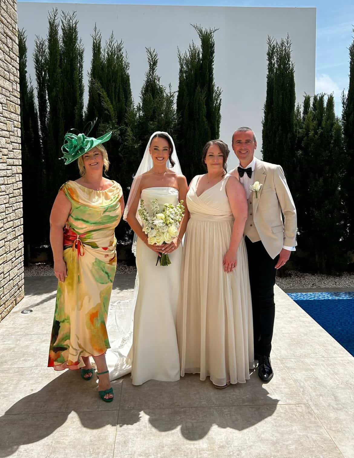 Mother of the bride on the wedding day