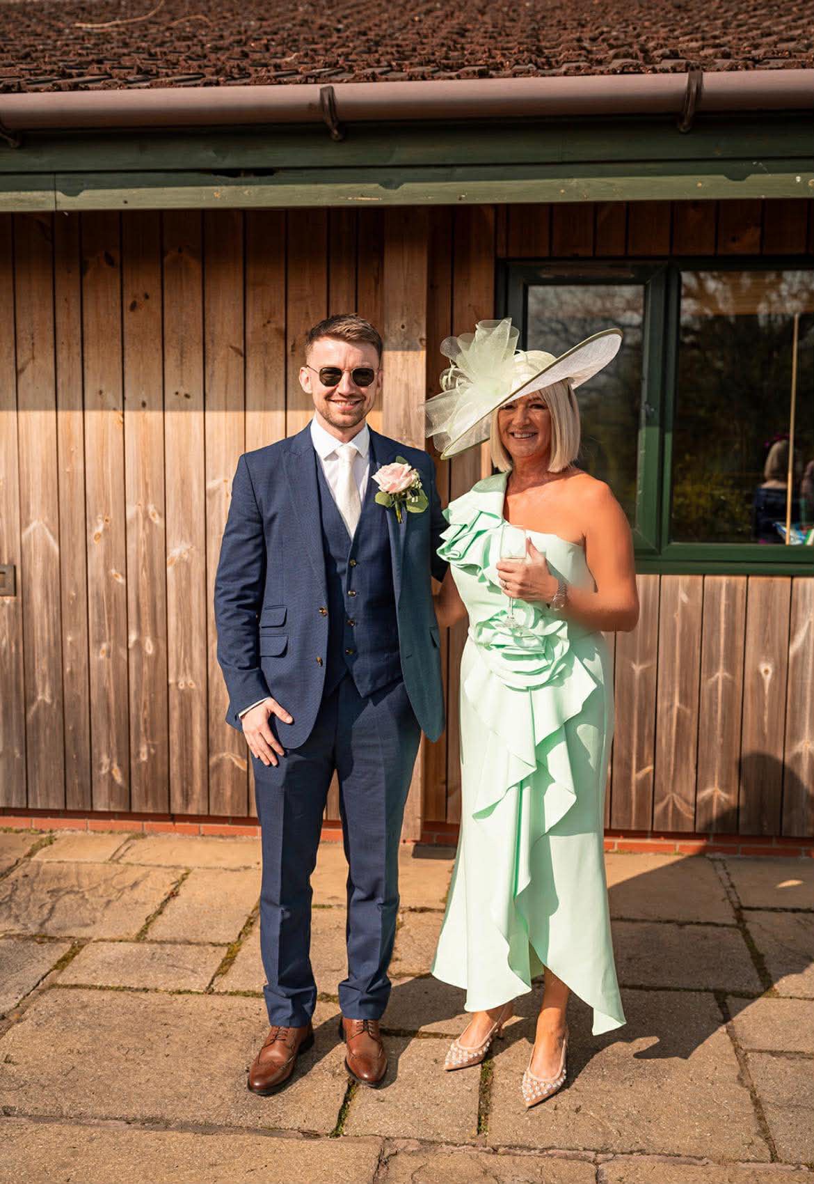 Mother of the bride on the wedding day