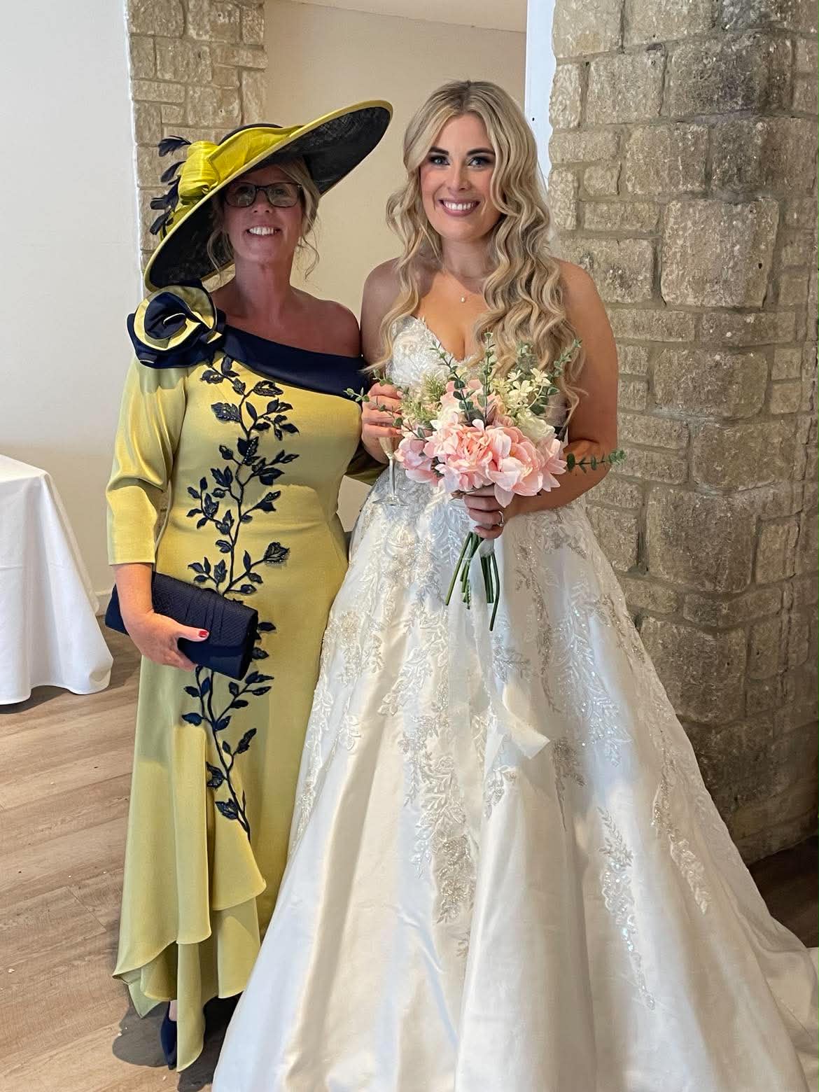 Mother of the bride on the wedding day